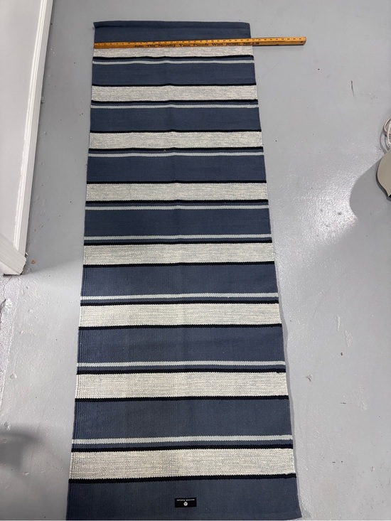 Accessories - Hugger mugger Navy and White Striped yoga mat